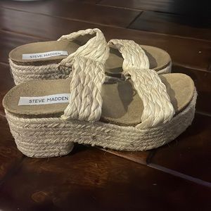 Steve Madden size 7 wedges worn 3 times